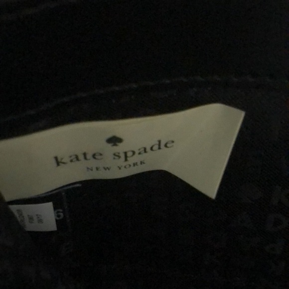Kate Spade Black Pebble Leather 4 Compartment Wallet Zip Pocket Zip-A-Round - Picture 5 of 7